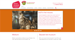 Desktop Screenshot of natuurmuseumbrabant.nl